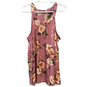 Floral Mauve Sleeveless Torrid Top Size 2
